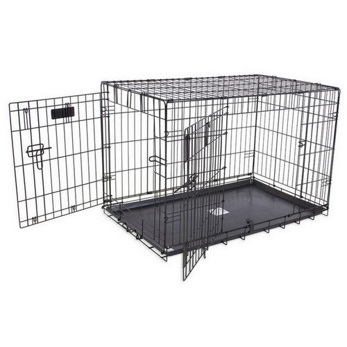 Petmate, Petmate 2 Door Training Retreat Dog Kennel, Black,  30 Inches