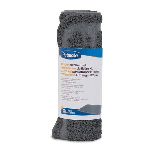 Petmate, Petmate Cat Litter Catcher Mat, Gray,  ExtraLarge