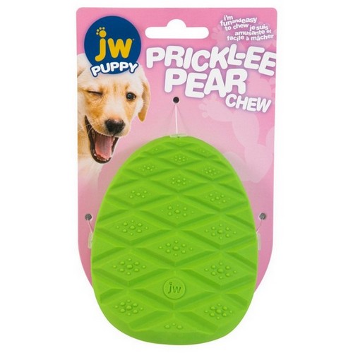 JW Pet, JW Pet Prickl-ee Pear Puppy Teether Chew Toy, 1 Each / Puppy