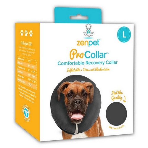 ZenPet ZenCollar Inflatable Recovery Collar 1 Each / Large by ZenPet
