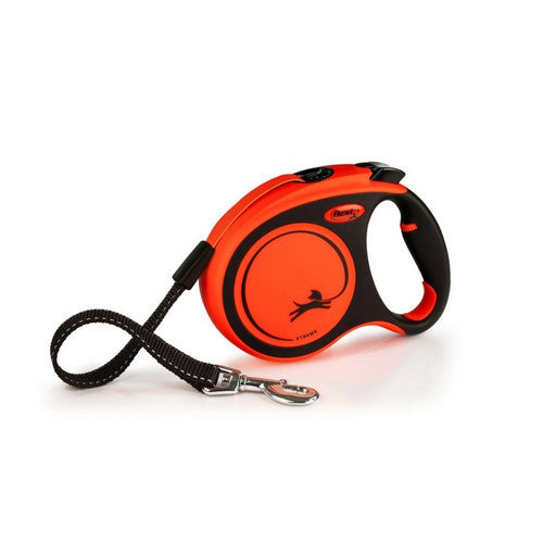 Flexi, Flexi Xtreme Retractable Leash, Orange & Black,  Small, 16 Feet