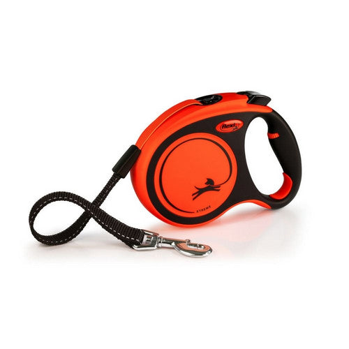 Flexi, Flexi Xtreme Retractable Leash, Orange & Black,  Medium, 16 Feet