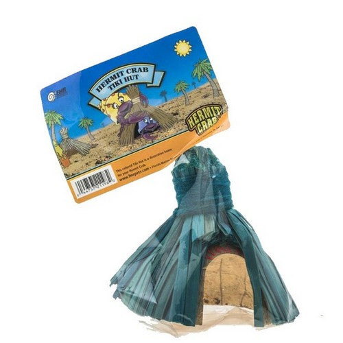 Florida Marine Research, Florida Marine Research Hermit Crab Tiki Hut, 1 Each / Small / Assorted