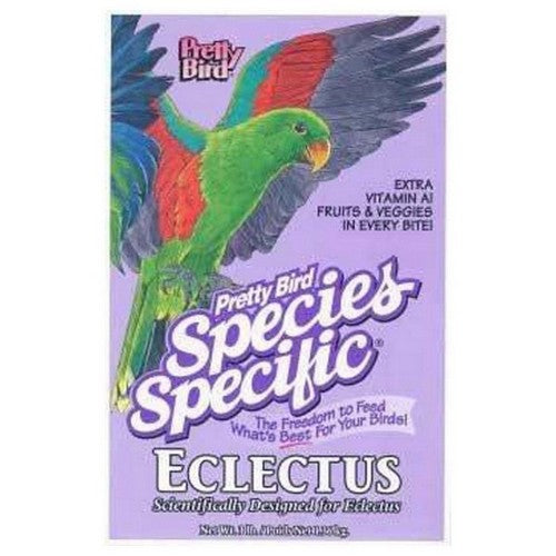 Pretty Bird International, Pretty Bird International Species Specific Eclectus Pelleted Bird Food, 8 Lbs