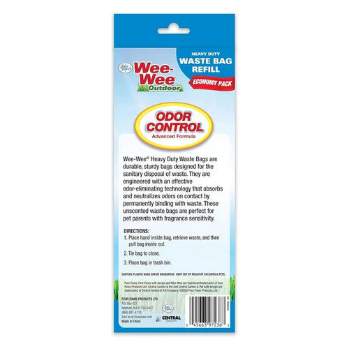 Four Paws, Four Paws Wee-Wee Outdoor Odor Control Heavy Duty Dog Waste Bags Refill Rolls, 315 Count
