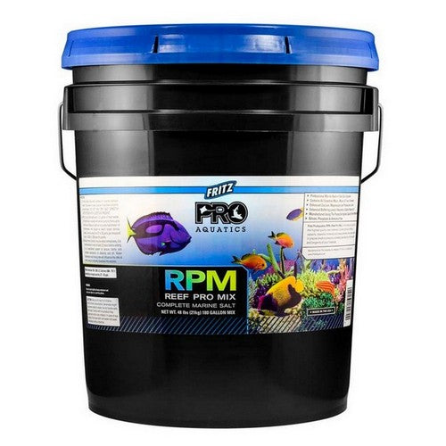 Fritz, Fritz Reef Pro Max Complete Marine Salt Mix, 180 Gallons, 48Lb Bucket