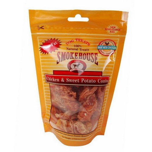 Smokehouse, Smokehouse Chicken & Sweet Potato Dog Treat, 4 Ounces