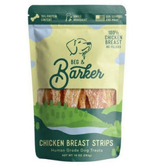 Beg & Barker Chicken Breast Strip Dog Treats 10 Ounces by Beg and Barker