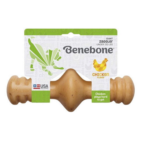 Benebone Llc, Benebone Zaggler Durable Dog Chew Toy, Chicken,  Giant
