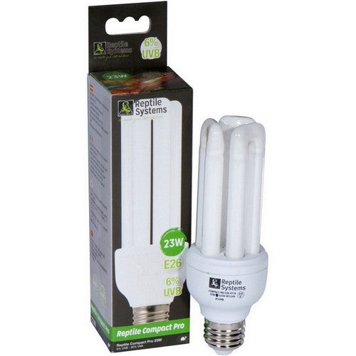 Reptile Systems, Reptile Systems Forest Compact Pro 6% UVB Bulb, 23 Watts