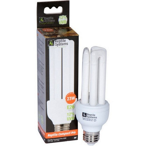 Reptile Systems Desert Compact Pro 12% UVB Bulb 23 Watts by Reptile Systems
