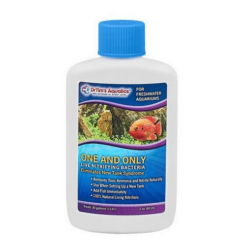 Dr. Tim's Aquatics One & Only Live Nitrifying Bacteria for Freshwater Aquariums 2 Ounces by Dr Tims Aquatics