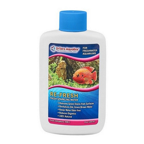 Dr Tims Aquatics, Dr. Tim's Aquatics Re-Fresh Revitalizer for Freshwater Aquarium, 4 Ounces