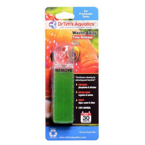 Dr Tims Aquatics, Dr. Tim's Aquatics Waste-Away Freshwater Time Release Gel Water Clarifier, 1 Each / Medium