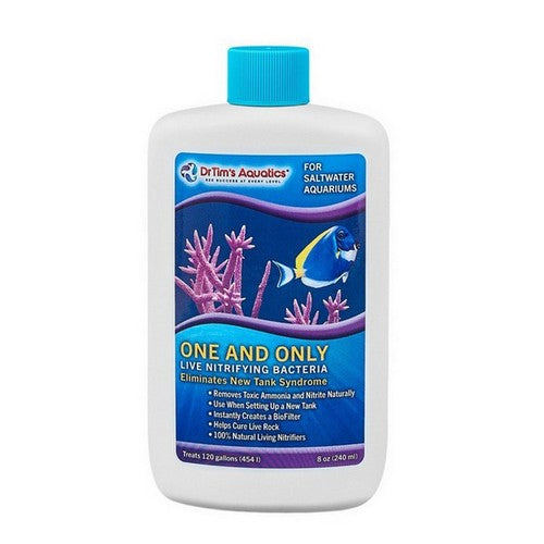 Dr Tims Aquatics, One And Only Live Nitrifying Bacteria For Cycling Saltwater Aquaria, 8 Ounces