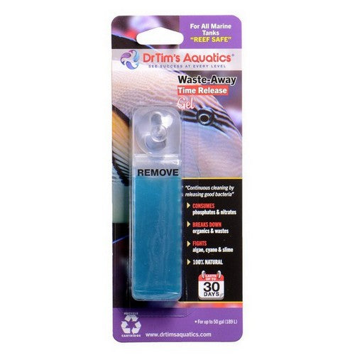 Dr Tims Aquatics, Dr. Tim's Aquatics Waste-Away Marine Time Release Gel Water Clarifier, 1 Each / Medium