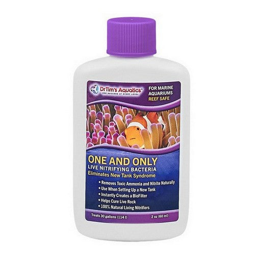 Dr Tims Aquatics, Dr. Tim's Aquatics One & Only Live Nitrifying Bacteria for Reef Aquarium, 2 Ounces