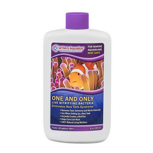 Dr Tims Aquatics, Dr. Tim's Aquatics One & Only Live Nitrifying Bacteria for Reef Aquarium, 8 Ounces