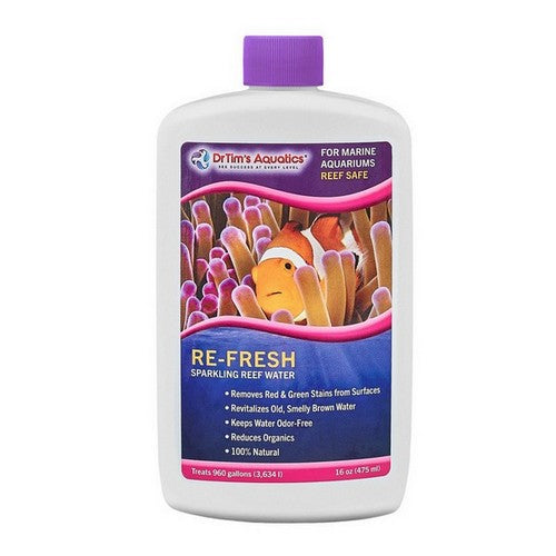Dr Tims Aquatics, Dr. Tim's Aquatics Re-Fresh Revitalizer for Reef Aquarium, 16 Ounces