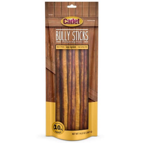 Cadet Large Bully Sticks Bully Stick,  Large (10 Count) by Cadet