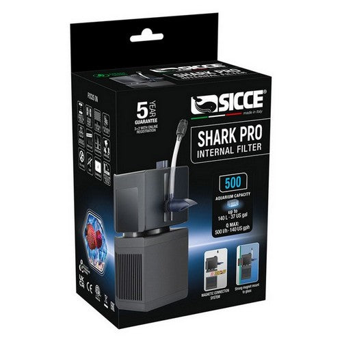 Sicce, Sicce SHARK PRO Internal Filter, 500,  132 Gallons Per Hour