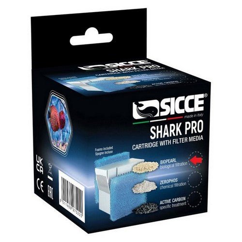 Sicce, Sicce SHARK PRO BioPearl Cartridge w/Sponge, 1 Each / 20 PPI