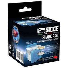 Sicce  SHARK PRO Carbon Cartridge w/Sponge 1 Each / 20 PPI by Sicce