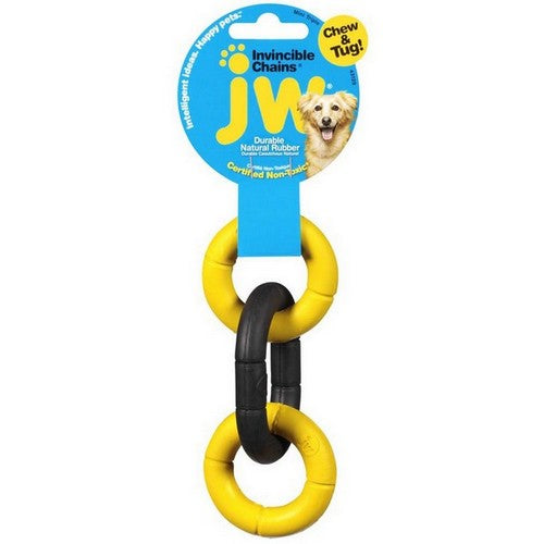 JW Pet, JW Pet Invincible Single Chain Dog Toy, Assorted,  Mini