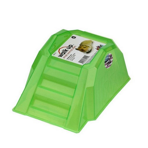 JW Pet, JW Pet Walk Up Barn for Small Animals, Green,  Medium