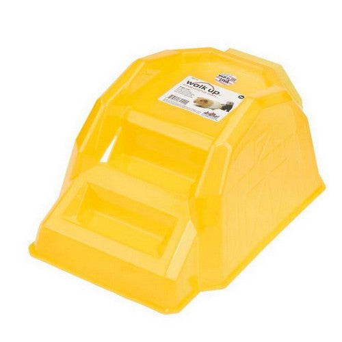 JW Pet, JW Pet Walk Up Barn for Small Animals, Yellow,  Large