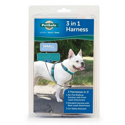PetSafe, PetSafe 3in1 Dog Harness, Teal,  1 Each / Small