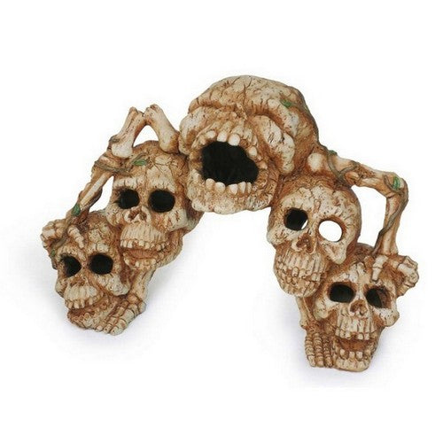 Weco, Weco Products Wecorama Catacombs Skull Bridge Aquarium Ornament, 1 Each / Brown