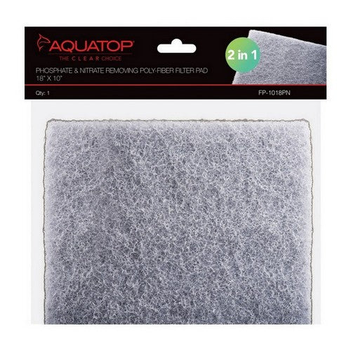 Aquatop, Aquatop Phosphate & Nitrate Removing Poly-fiber Filter Pad, 1 Each / 18 X 10