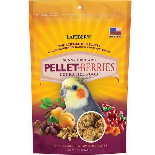 Lafeber, Lafeber Company Pellet-Berries Sunny Orchard Cockatiel Food, 10 Oz
