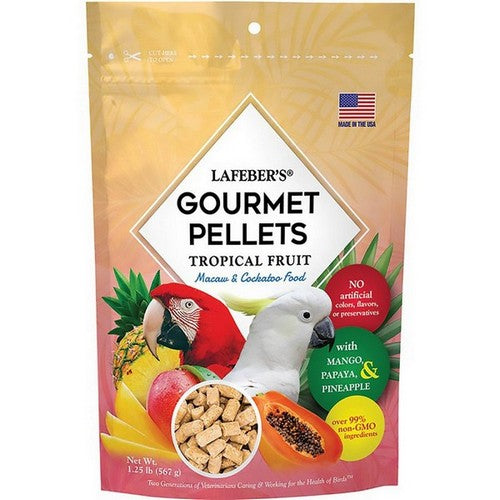 Lafeber, Lafeber Company Tropical Fruit Gourmet Pellets Macaw Bird Food, 1.25 Lbs