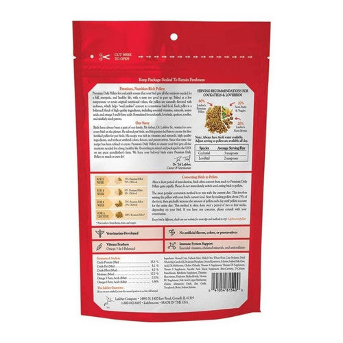 Lafeber, Lafeber Company Premium Daily Pellets for Cockatiels, 1.25 Lbs