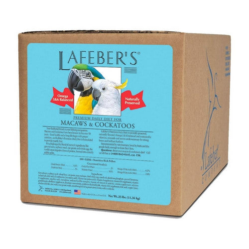 Lafeber, Lafeber Company Premium Daily Pellets for Macaws and Cockatoos, 25 Lbs