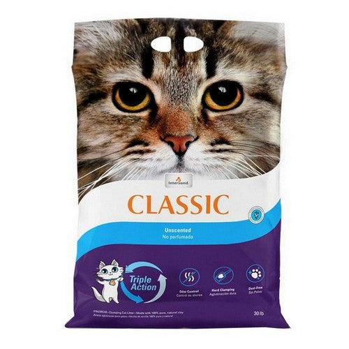 Intersand, Intersand Classic Unscented Cat Litter, 30 Lbs