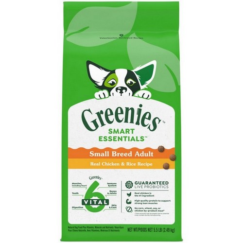 Greenies, Greenies Smart Essentials Small Breed Dry Dog Food, Chicken & Rice,  5.5 Lbs