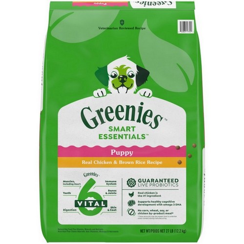 Greenies, Greenies Smart Essentials Puppy High Protein Dry Dog Food, Chicken,  27 Lbs