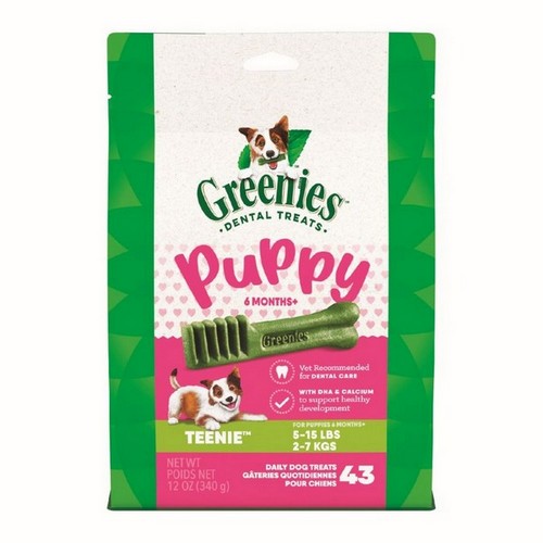 Greenies, Greenies Puppy 6+ Months Dog Dental Treats, Teenie,  12 Ounces