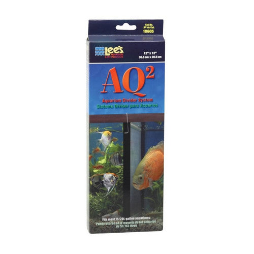 Lee's Aquarium & Pet Products, Lee's Aquarium & Pet Products AQ2 Aquarium Divider System, 15/20 Gallons, 12X12 Inches, Black
