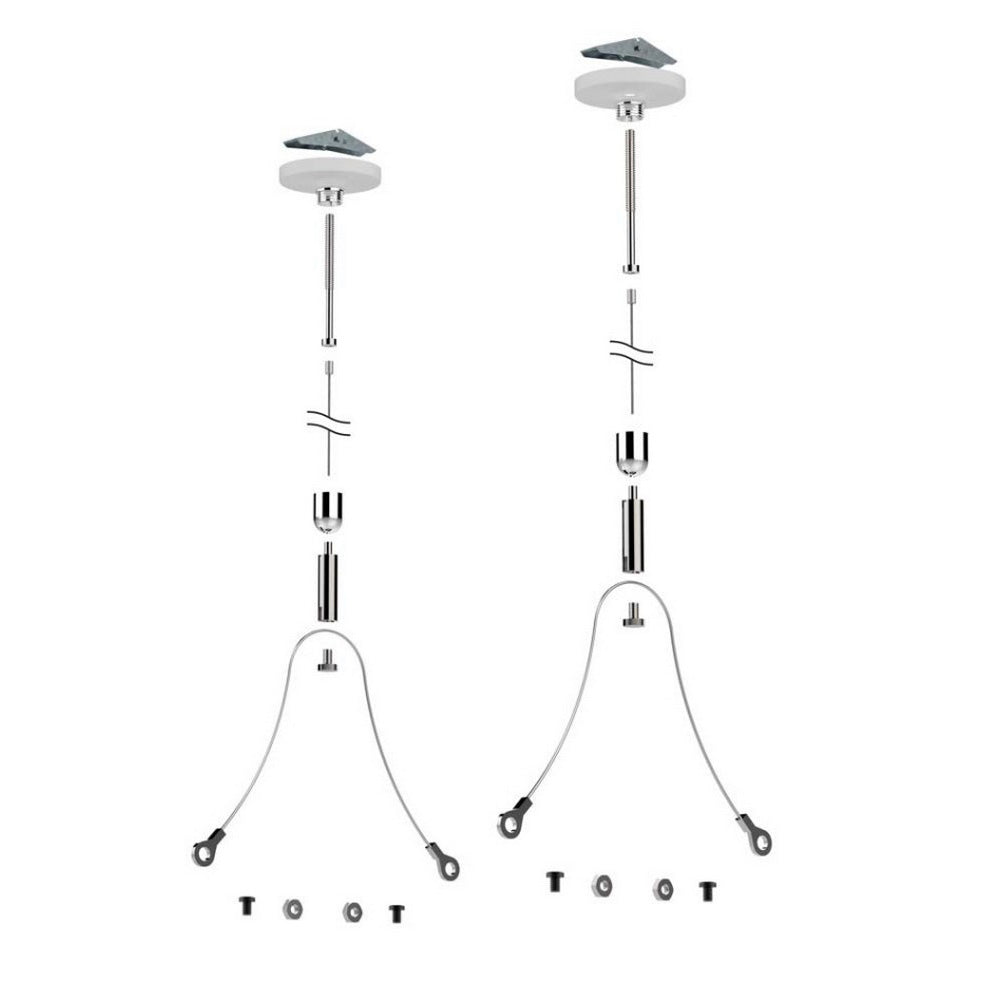 Aqua Illumination HMS Hydra Hanging Kit 1 Each / Black by Aqua Illumination