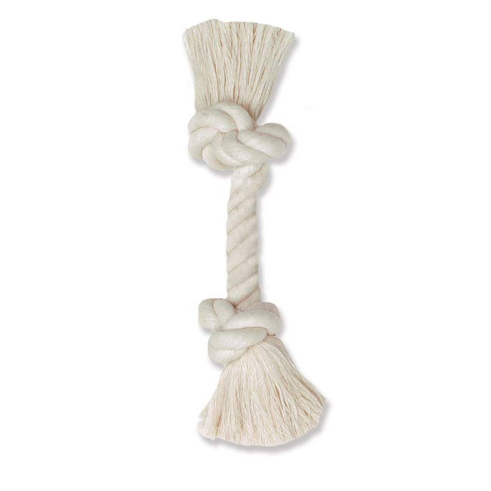 Mammoth Pet Products, Mammoth Pet Products 100% Cotton Rope Bone Dog Toy, White,  16 Inches, ExtraLarge