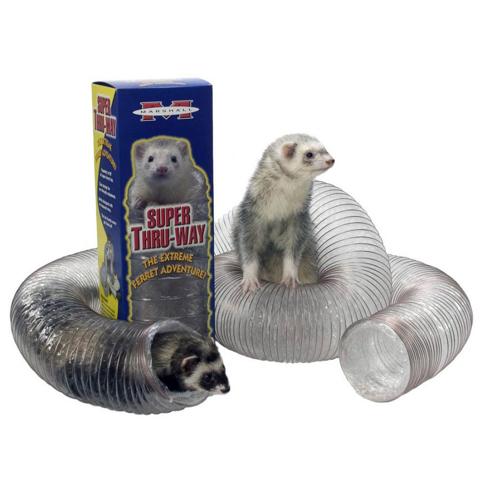 Marshall, Marshall Pet Products Ferret Super Thru-Way Tunnel Toy, 1 Each / 15 Feet, Copper