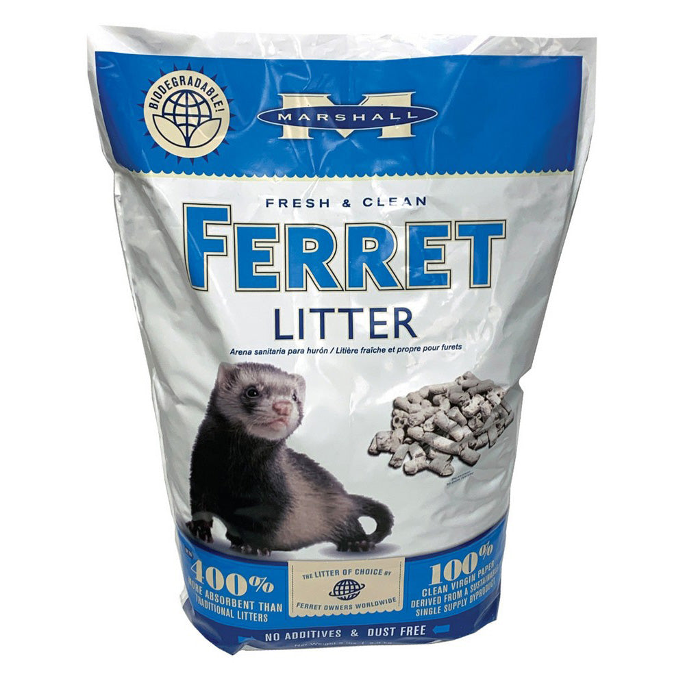 Marshall, Marshall Pet Products Fresh & Clean Ferret Litter, 5 Lbs