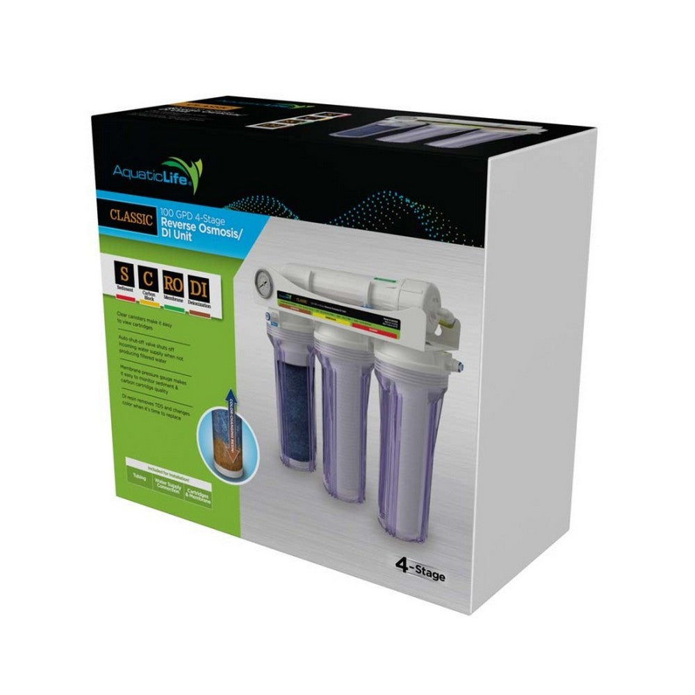 Aquatic Life Classic 4-Stage Reverse Osmosis/Deionization System 1 Each by Aquatic Life
