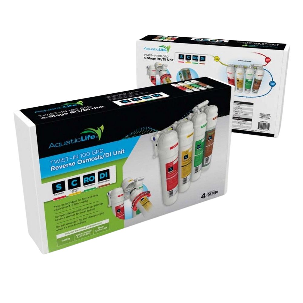 Aquatic Life Twist-In 4-Stage RODI System 1 Each by Aquatic Life