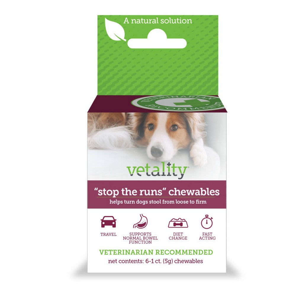Vetality Stop the Runs Chewables for Dogs 1 Each by Vetality