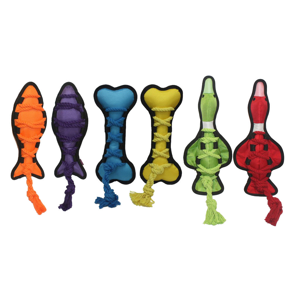 Multipet, Multipet Cross Ropes Toy, 1 Each / 11.5 Inches